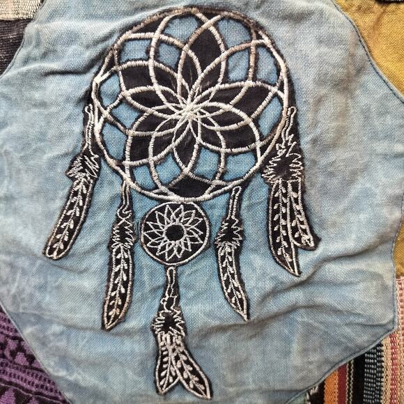 Kathmandu Imports Cotton Boho Crossbody Bag Hippie Dreamcatc.her - Picture 4 of 12